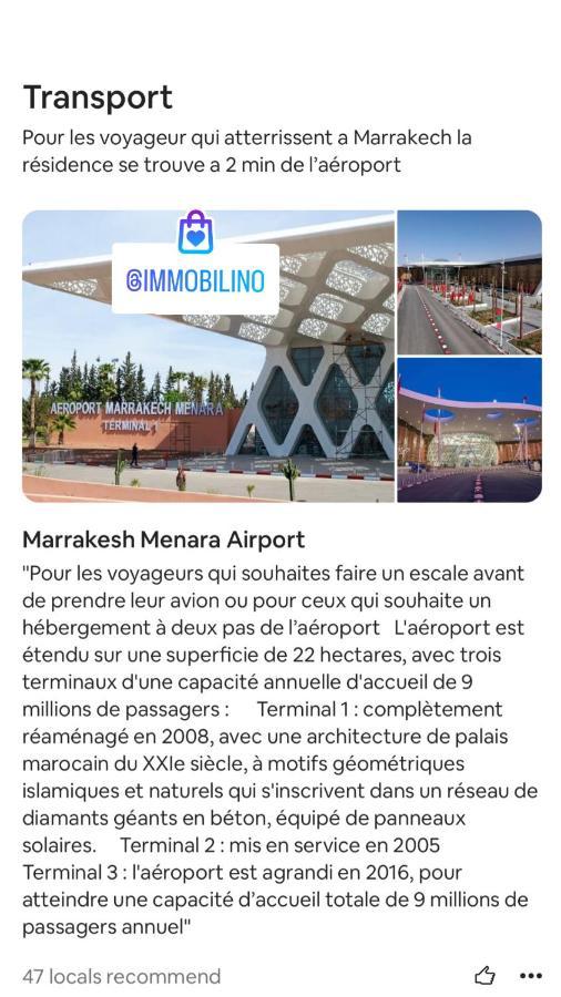 Apartamento Sunny Square Marrakesh Exterior foto